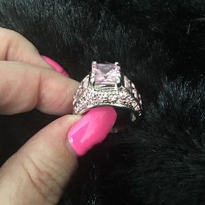 Pretty in pink ring.